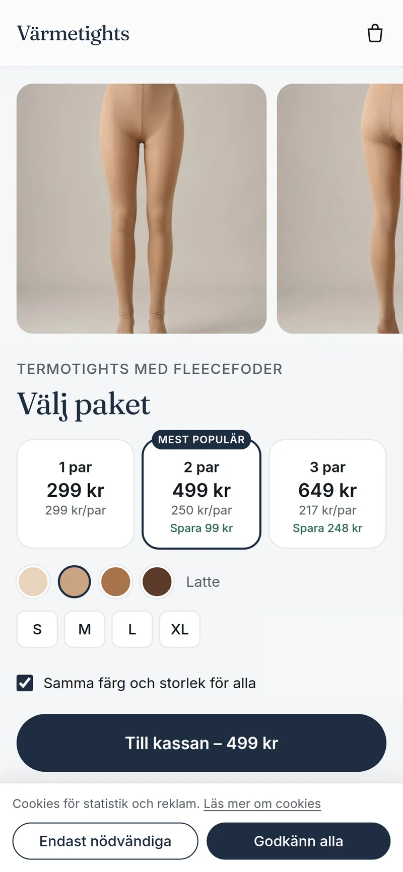 The same store on a phone